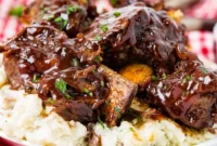 Fall-Off-The-Bone Instant Pot Short Ribs with Sticky BBQ Glaze