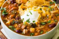 Easy Blender Prep Slow Cooker Turkey Taco Chili