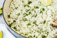 Zesty Cilantro Lime Cauliflower Rice