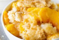 Effortless Instant Pot Peach Cobbler with Cake Mix