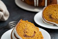 Pumpkin Bundt with Creamy Cinnamon Swirl