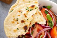 Simple 3-Ingredient Unleavened Flatbread