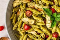 Zesty Lemon Basil Chicken Pasta