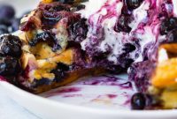 Golden Fluffy Blueberry Waffles