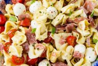 Zesty 5-Minute Salami Tortellini Salad