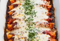 Ultimate Cheesy Ground Beef Enchiladas