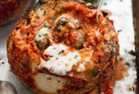 Hearty Parmesan Meatball Soup