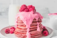 Vibrant Dragon Fruit Blender Pancakes