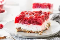 Raspberry Pretzel Jell-O Delight