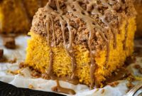 Warm Pumpkin Spice Crumb Coffee Cake