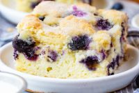 Sweet Buttermilk Blueberry Coffee Cake