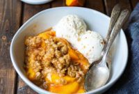 Smoke-Kissed Peach Crisp