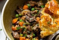 Golden Flaky Beef Pot Pie