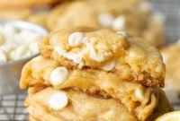 Soft Lemon Cheesecake Cookies