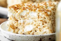 Cinnamon Sugar Churro Rice Krispie Treats