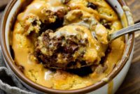 Protein Rich Peanut Butter Chocolate Chip Oatmeal Mug Cake