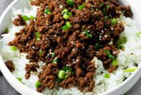Effortless Korean Ground Beef Dinner