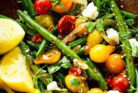 Sautéed Green Beans with Burst Cherry Tomatoes