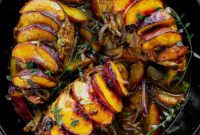 Sweet and Savory Peach Chicken