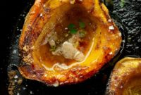Caramelized Brown Sugar Acorn Squash