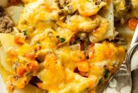 Hearty Cheesy Ground Beef and Potato Bake