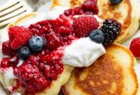 Fluffy Ukrainian Oladi Pancakes