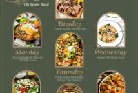 Weekly Meal Plan October 23-29