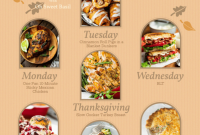Effortless Weekly Menu November 20 to 26