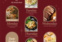 Weekly Meal Plan – Dec. 25-31