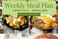 Your Weekly Meal Guide: March 25-31