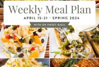 Weekly Meal Plan, April 15-21