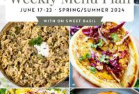 Weekly Meal Planner June 17-23