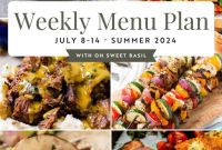 Weekly Menu Plan Jul 8-14