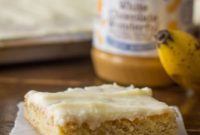 Creamy White Chocolate Peanut Butter Banana Dream Cake