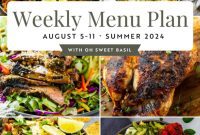 Weekly Meal Plan: August 5-11