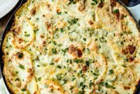 Decadent Blue Cheese Potato Gratin