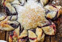 Blackberry Star Puff Pastry