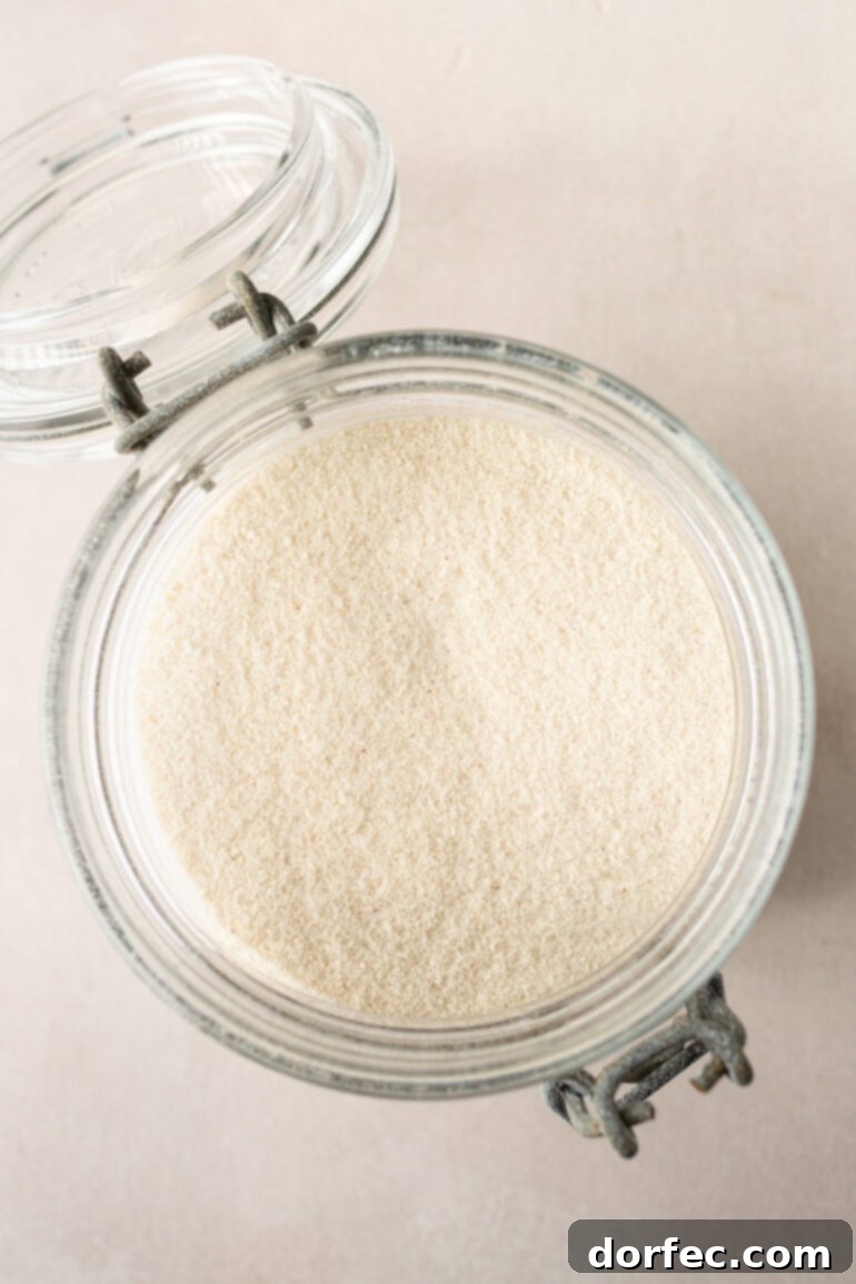 A photo of the ingredients for white hot cocoa mixed in a bowl, showcasing the simplicity of combining them.