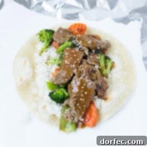 Teriyaki Beef Wrap