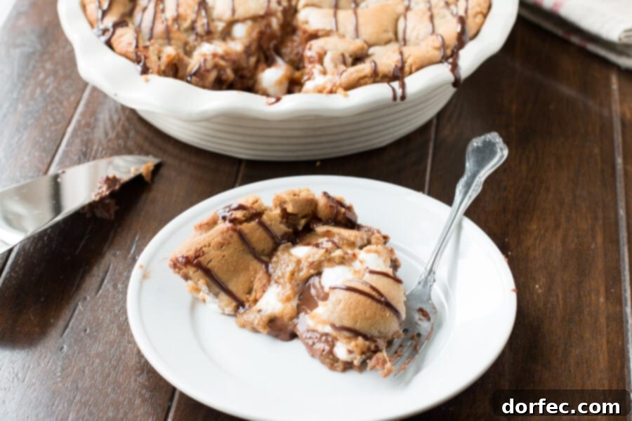 Delicious Reese's Peanut Butter Marshmallow Cookie Pie, a perfect treat for family bonding