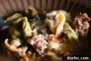 Light Velvety Pesto Tortellini 6 Warm bowl of tortellini soup.