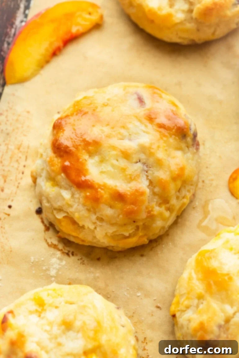 A flaky pastry sitting on parchment paper with fruit 