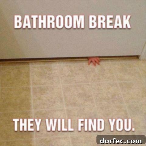 Sweet & Salty Churro Twists 2 Funny parenting meme depicting a mom seeking a private shower