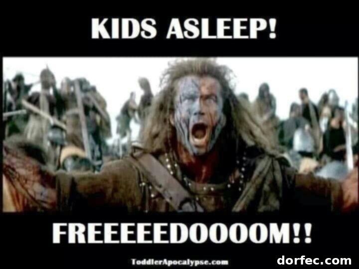 Sweet & Salty Churro Twists 3 Humorous parenting meme about a parent sneaking snacks after children are asleep