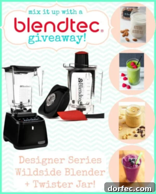 Fiesta Chicken and Rice Bake 2 Blendtec Blender and Twister Jar for amazing smoothies and sauces.