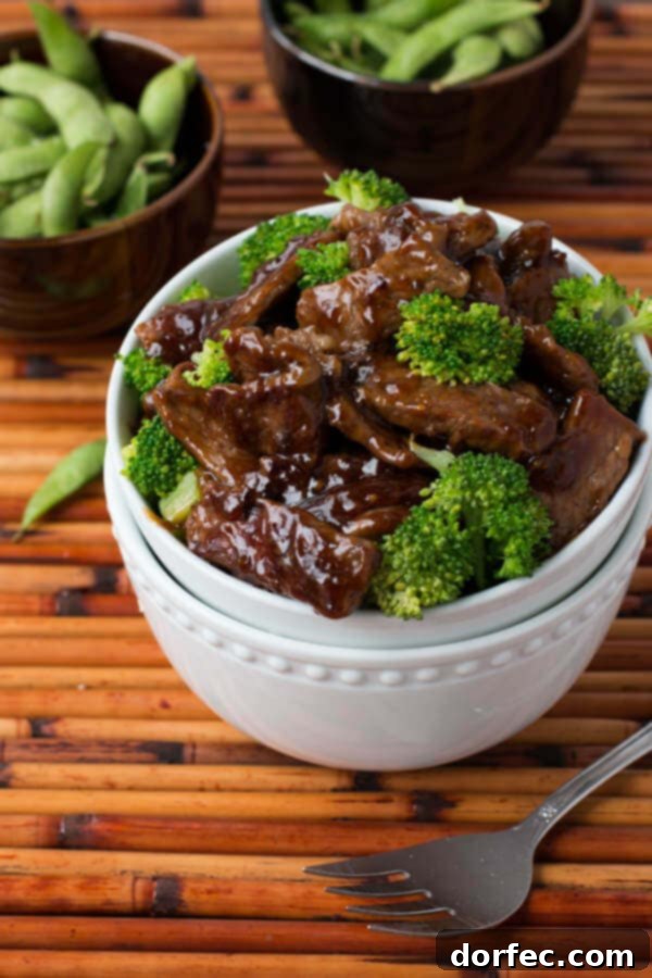 Healthy Beef and Broccoli Dinner Fresh broccoli florets and thinly sliced beef, essential ingredients for a delicious stir-fry.