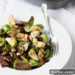 Quick and Healthy Steak and Brussel Sprouts with a Sweet Glaze