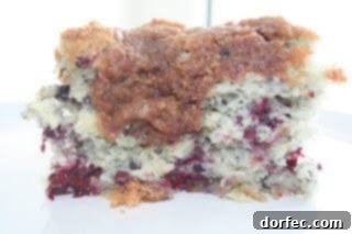 Golden Banana Coffee Cake 3 blackberry coffee cake
