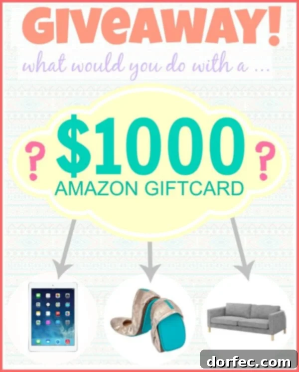 Enter to win our exciting $1000 Amazon Giveaway – celebrate with us!