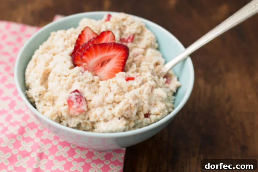 Strawberries and Cream High Protein Breakfast Recipe Delicious and healthy strawberries and cream high protein breakfast. A perfect way to fuel your morning.